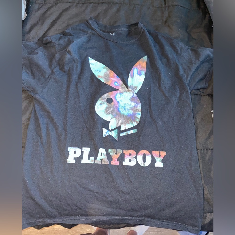 Large Black Playboy Tshirt